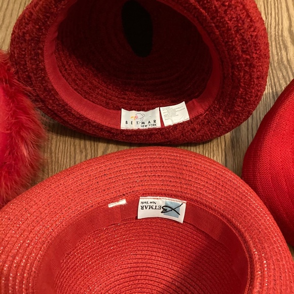 Bundle of 7 red hats all in perfect condition! - Picture 5 of 14
